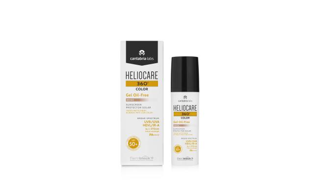 Heliocare 360 Color Gel Oil-Free SPF 50+ 50ml واقي شمس هيليوكير للبشرة المختلطة والمعرضة لحب الشباب مع لون بيج Heliocare 360 Color Gel Oil-Free SPF 50+ 50ml واقي شمس هيليوكير للبشرة المختلطة والمعرضة لحب الشباب مع لون بيج